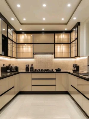 Contemporary Gloss Modular Kitchen